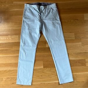 J crew Mens blue chino. Ultra lightweight 30 waist 30 length